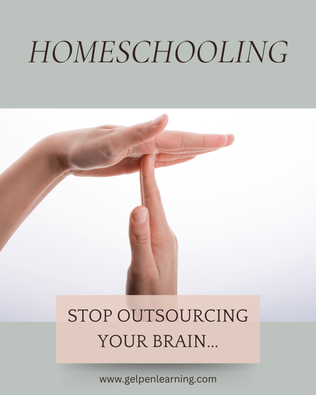 Stop Outsourcing Your&nbsp;Brain